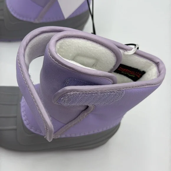 NWT Cat & Jack Purple Winter Boots Toddler Size 7 - Picture 8 of 17